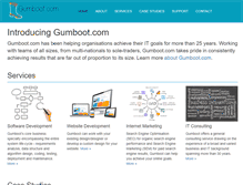 Tablet Screenshot of gumboot.com
